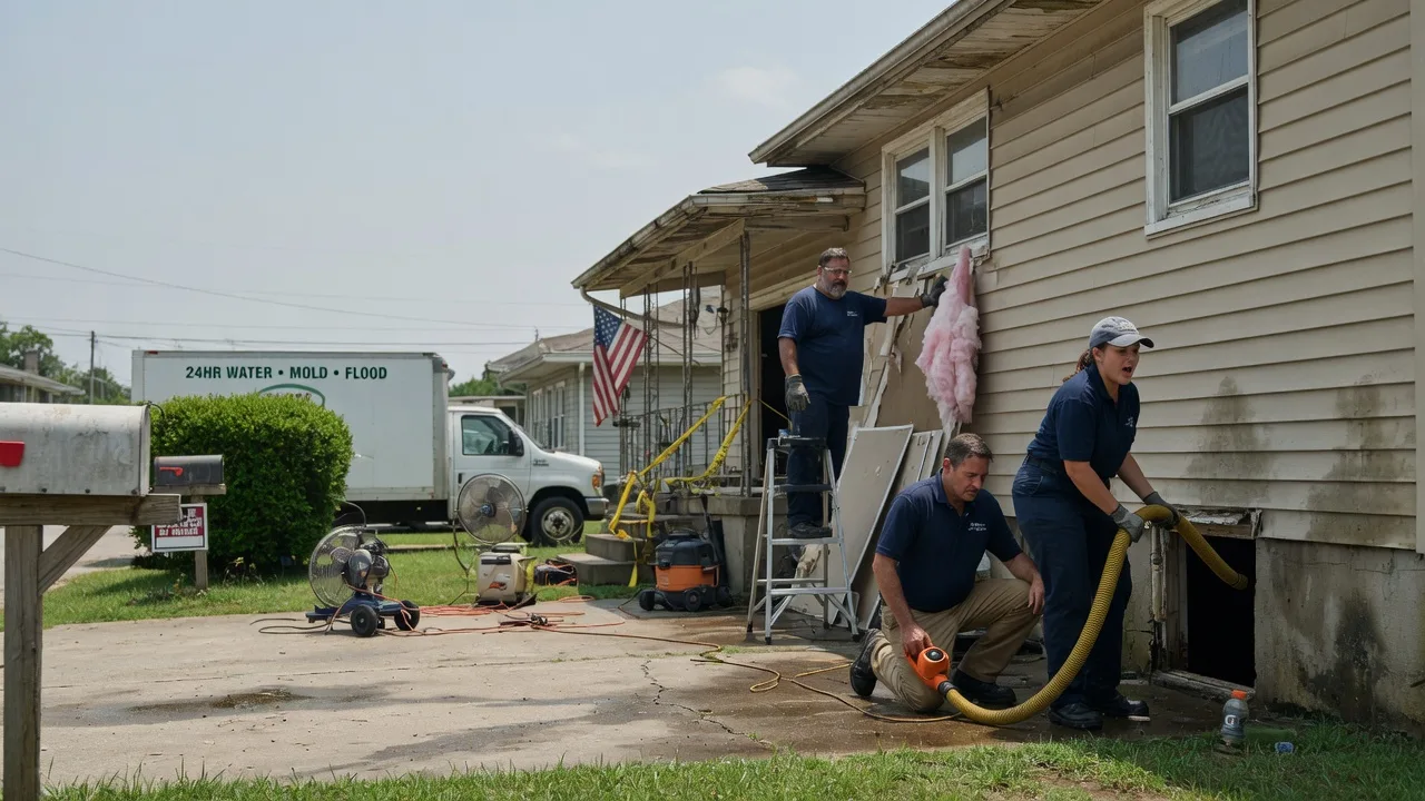 Water Damage Repair in New London, IA near me